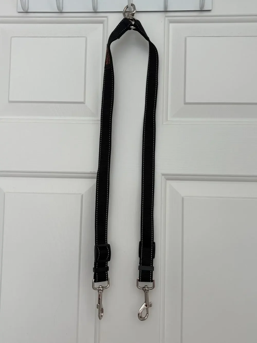 Might Paw Double Dog Leash Coupler No Tangle Black NWOT